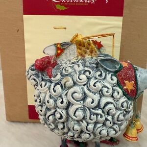 Krinkles Dept 56 Christmas Sheep Ornament